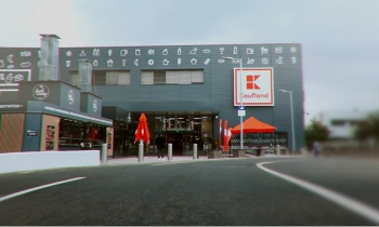 Construcția centrului comercial ”Kaufland” Botanica